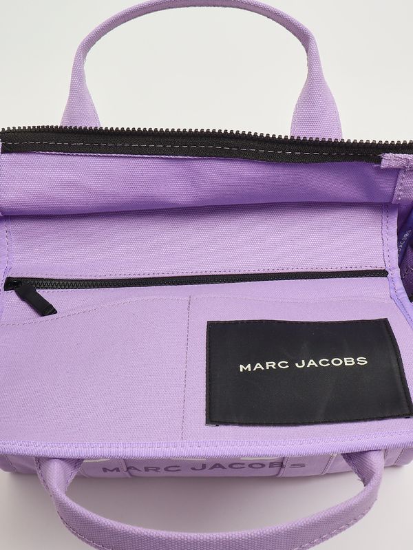 5. Borsa donna The Tote Bag Medium in canvas Lilac Marc Jacobs m0016161