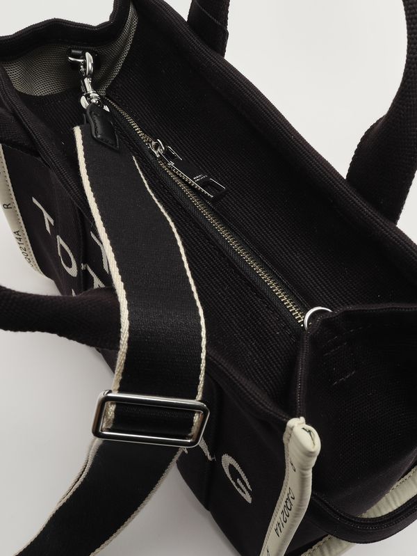 6. Damentasche The Tote Bag Medium aus Canvas Schwarz Marc Jacobs m0017027