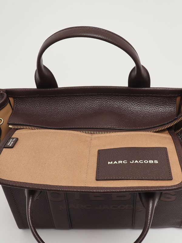 5. Bolso de mujer The Medium Tote de cuero de plena flor Ganache Marc Jacobs h004l01pf21