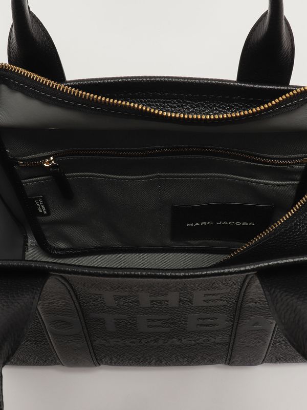 5. Damentasche The Medium Tote aus Vollnarbenleder Schwarz Marc Jacobs h004l01pf21