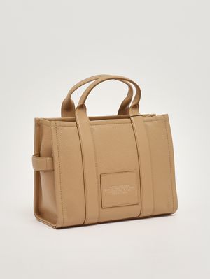 3. Sac The Medium Tote en cuir pleine fleur pour femme Chameau