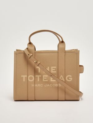 4. Sac The Medium Tote en cuir pleine fleur pour femme Chameau