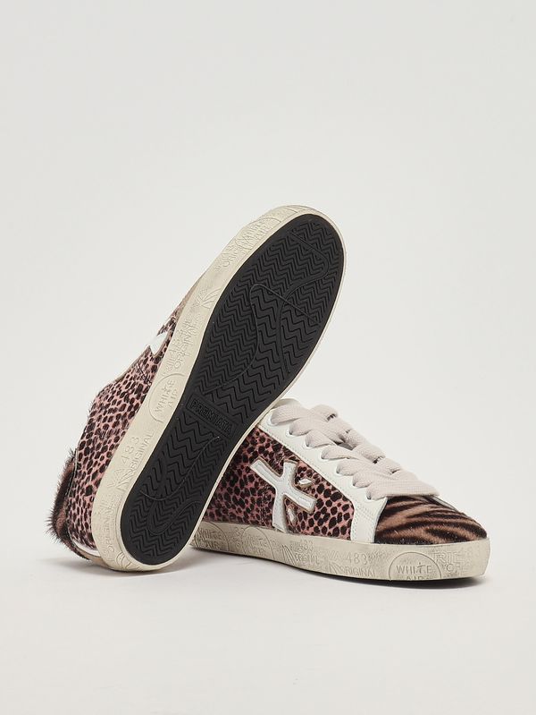 4. Women's Stevend 6935 sneakers in leather Animal print Premiata stevend6935