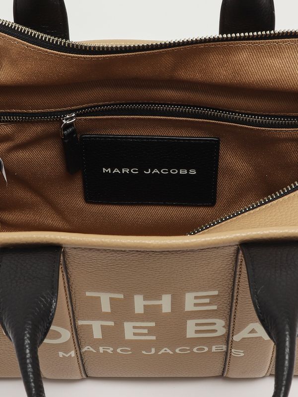 5. Women's The Small Tote bag in leather Camel Marc Jacobs h006l01re22