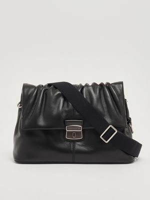 5. Damentasche The Cristina Messenger aus Leder Schwarz