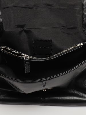 6. Damentasche The Cristina Messenger aus Leder Schwarz