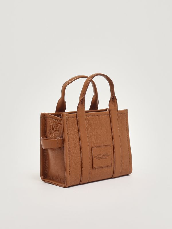 3. Sac The Tote Bag Small en cuir grainé pour femme Huile d'argan Marc Jacobs h009l01sp21