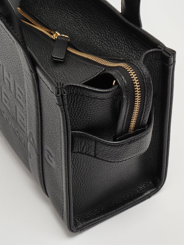 6. Sac The Tote Bag Small en cuir grainé pour femme Noir Marc Jacobs h009l01sp21