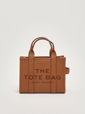 1. Sac The Tote Bag Small en cuir grainé pour femme Huile d'argan