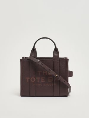 4. Sac The Tote Bag Small en cuir grainé pour femme Ganache