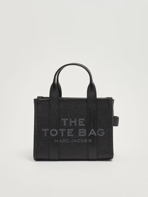 1. Sac The Tote Bag Small en cuir grainé pour femme Noir