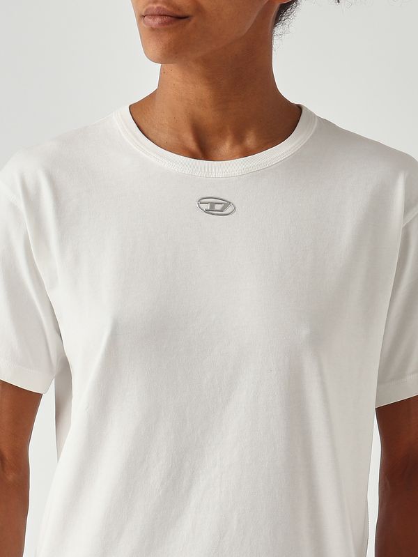5. T-shirt femme T-Normy-Od en coton Blanc Diesel a203990jmbb