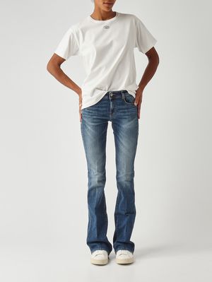 2. T-shirt femme T-Normy-Od en coton Blanc