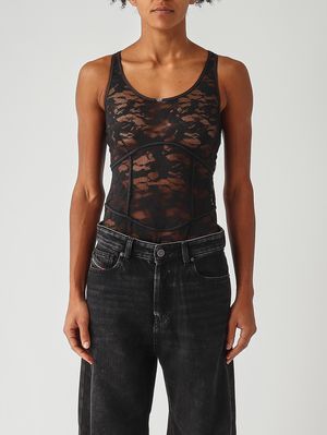 1. Body donna Ezzy UTLT in tessuto stretch Nero
