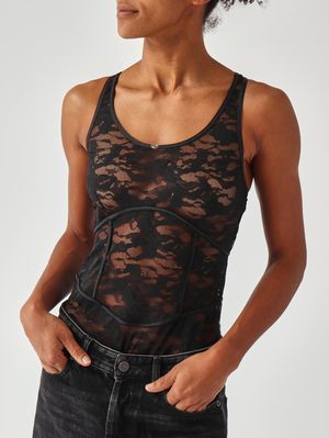5. Body donna Ezzy UTLT in tessuto stretch Nero