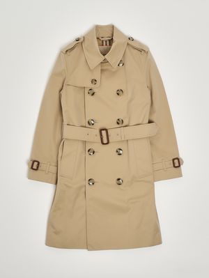 1. Trench Mayfair en coton pour fille Miel
