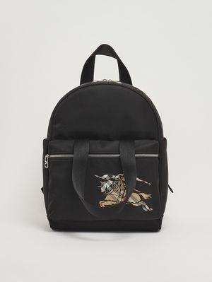 3. Mochila cambiador de nailon Negro