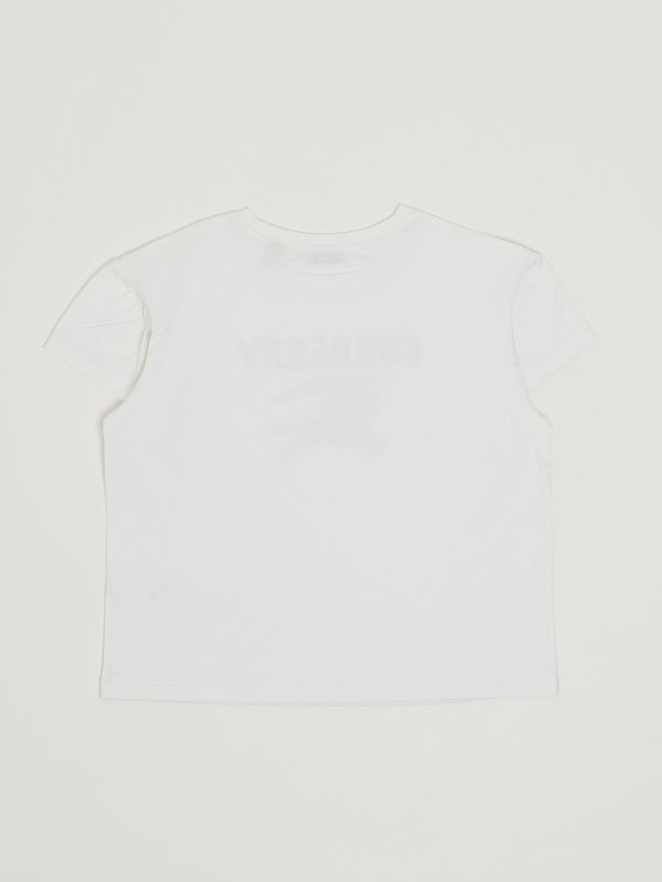 2. Girls' cotton T-shirt White Burberry 8120653