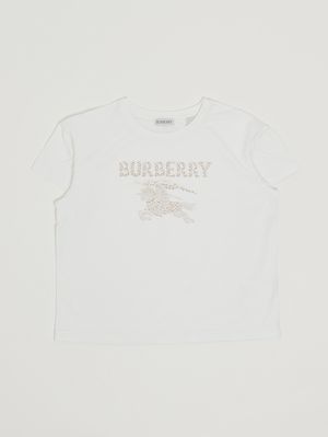 1. Girls' cotton T-shirt White