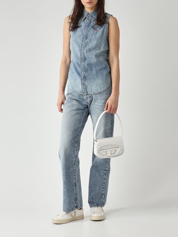 1. Sac femme 1DR en cuir Blanc Diesel x08396pr818