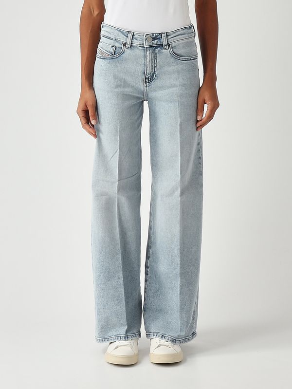 Vaqueros de mujer 1978 D-Akemi L.30 en denim de algodón elástico Denim Claro Diesel