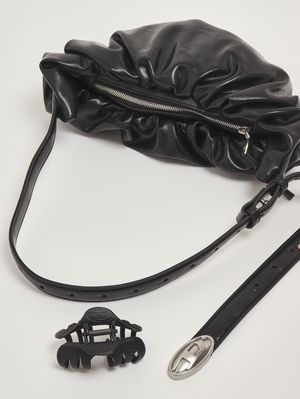 6. Borsa donna Hobo in simil pelle Nero