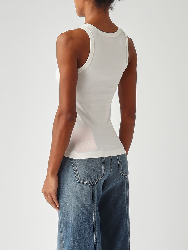 4. Women's T-Anki-Od top in stretch cotton White Diesel a199080jmba