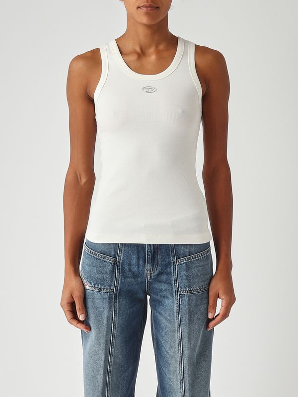 1. Women's T-Anki-Od top in stretch cotton White Diesel a199080jmba
