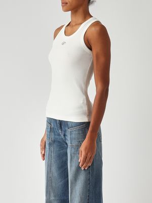 3. Women's T-Anki-Od top in stretch cotton White
