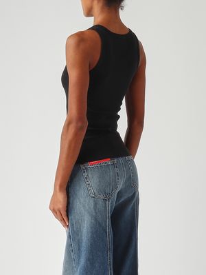 4. Haut femme T-Anki-Od en coton extensible Noir