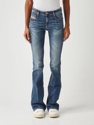 1. Women's 1969 D Ebbey L.32 jeans in stretch cotton Medium Denim