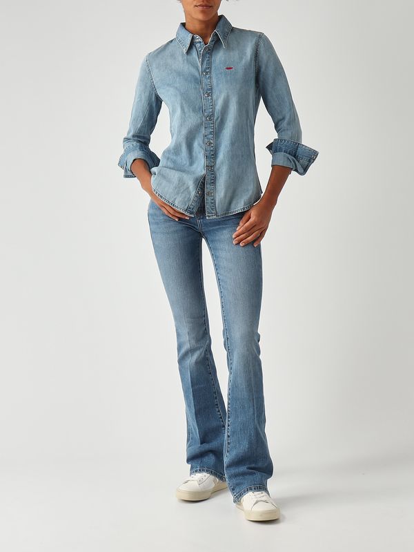 2. Vaqueros de mujer 1969 D Ebbey L.32 de algodón elástico Denim Medio Diesel a110030adbh