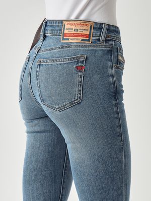5. Vaqueros de mujer 1969 D Ebbey L.32 de algodón elástico Denim Medio