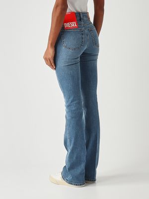 4. Vaqueros de mujer 1969 D Ebbey L.32 de algodón elástico Denim Medio