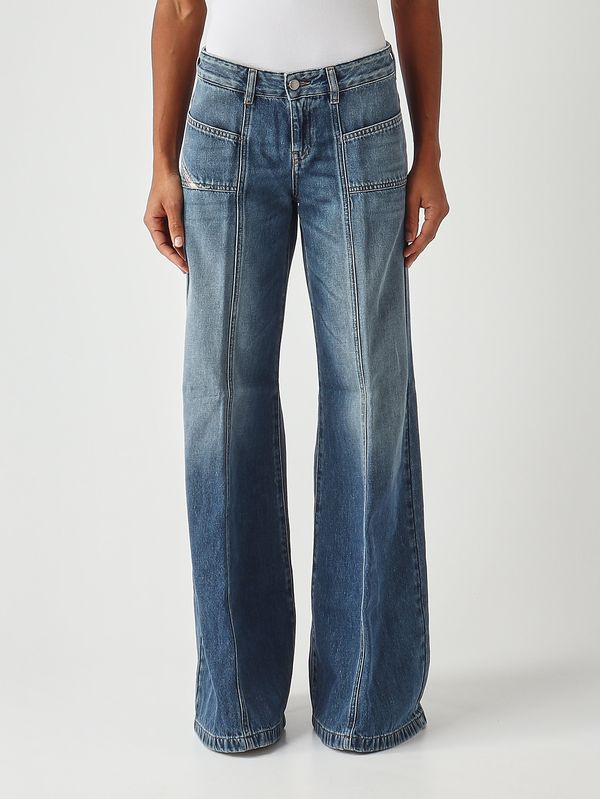 Diesel Women's D Akii L.32 cotton denim jeans - Vintage Denim