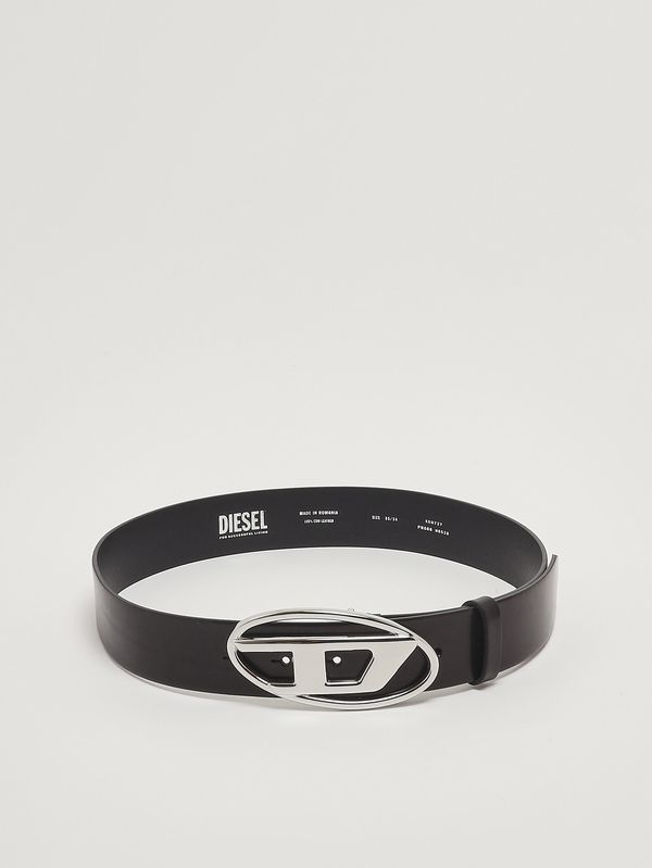 Ceinture femme B-1DR en cuir Noir Diesel