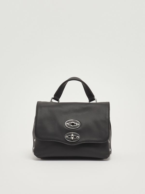 Sac femme Postina Saeta baby en cuir Tableau noir Zanellato