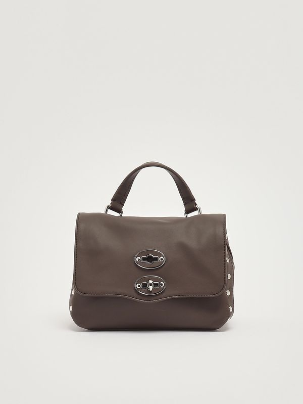 1. Women's Postina Saeta baby leather bag Brown Gianduiotto Zanellato 0680101910000 b