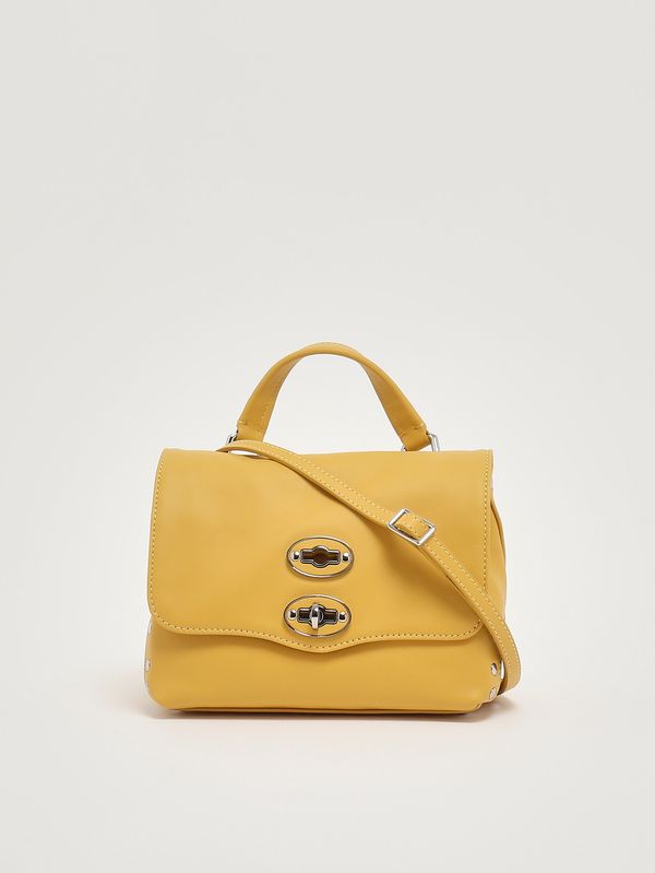 4. Sac femme Postina Saeta baby en cuir Sole jaune Zanellato 0680101910000 b