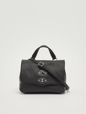 4. Borsa donna Postina Saeta baby in pelle Black Lavagna