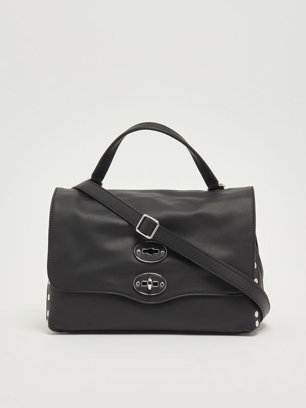 4. Damenhandtasche Postina Saeta S aus Leder Schwarze Tafel Zanellato 0680101910000 s
