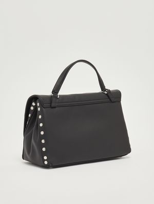 3. Damenhandtasche Postina Saeta S aus Leder Schwarze Tafel