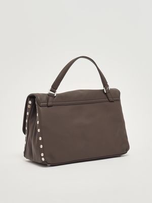 3. Borsa donna Postina Saeta S in pelle Brown Gianduiotto