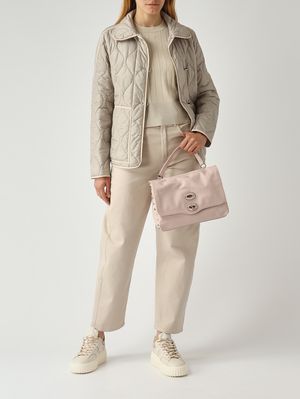 2. Sac femme Postina Saeta S en cuir Huître Rose