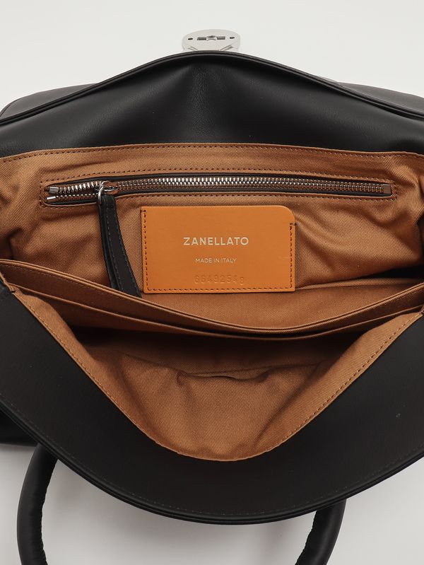 5. Bolso de mujer Dotta Saeta S de piel Pizarra negra Zanellato 0687501910000 s