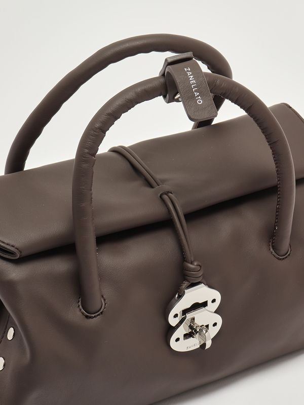5. Sac femme Dotta Saeta S en cuir Marron Gianduiotto Zanellato 0687501910000 s
