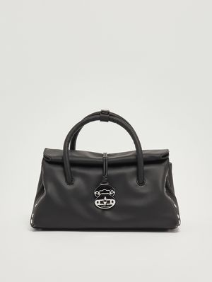 1. Bolso de mujer Dotta Saeta S de piel Pizarra negra