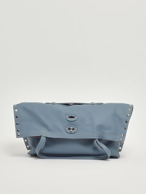 4. Damenhandtasche A' Spasso M aus Leder Eifriges Blau