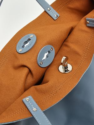 6. Damenhandtasche A' Spasso M aus Leder Eifriges Blau