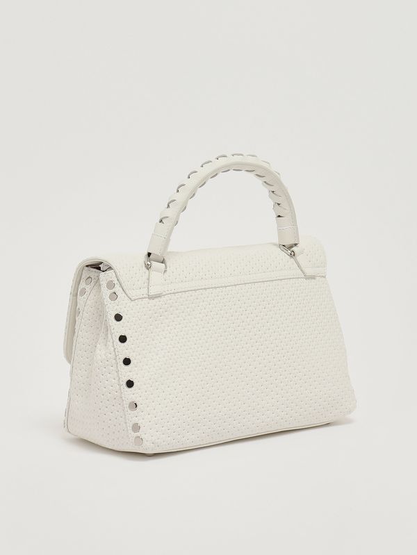 3. Sac Postina Casa Venissa S en cuir découpé au laser pour femme White Cima Zanellato 0707602190000 s
